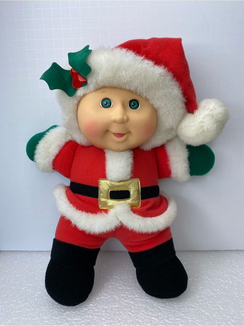 Hasbro Vintage 1992 Cabbage Patch Kids Holiday Edition Santa Claus Doll 13" Tall
